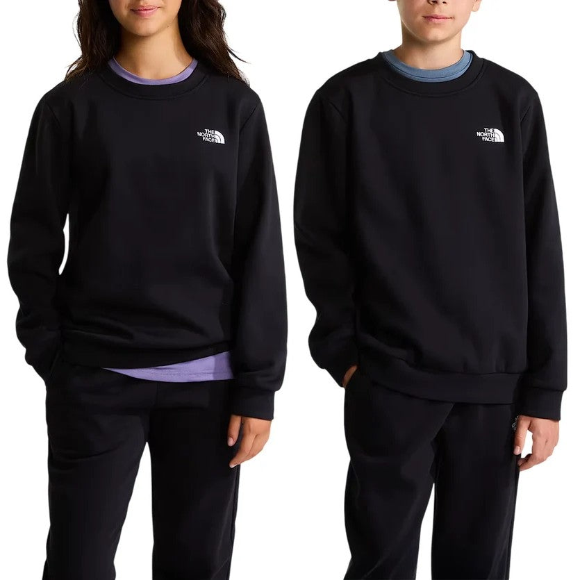 THE NORTH FACE NTF TEEN EVOLUTION SIMPLE DOME CREW TNF BLACK NF0A8ESMJK31