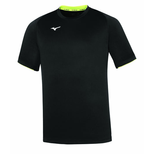 TEAM CORE S/SLEEVE TEE Black/Yellow Fluo 32EA700209