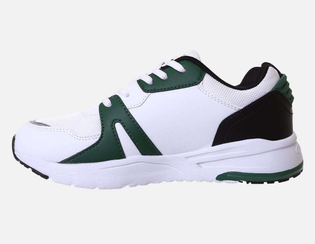 CHAMPION RAMP UP B GS LOW CUT SHOE WHT/NBK/GREEN S32666-WW008