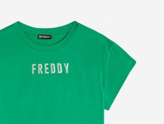 FREDDY T-SHIRT MANICA CORTA GREEN BEE S4WMVT2-V59