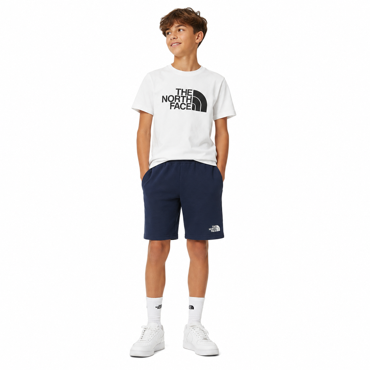 The North Face Cotton Shorts NF0A82EL8K21 Blu Bambino