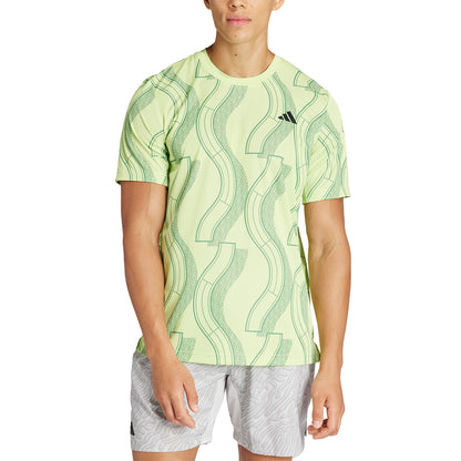 ADIDAS CLUB GRAPH TEE LIME/GREEN IL7391