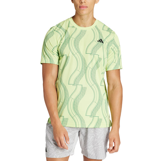 ADIDAS CLUB GRAPH TEE LIME/GREEN IL7391