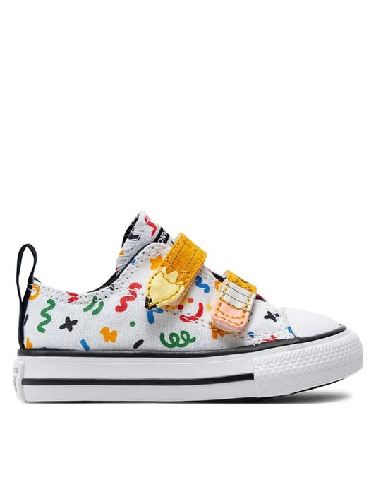 CONVERSE CTAS 2V OX WHITE/YELLOW/BLACK A07219C