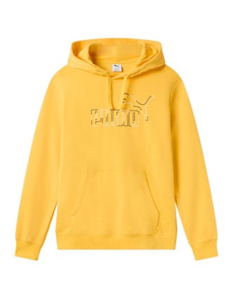 PUMA ESS HOODIE BIG LOGO TR YELLOW 688909-55