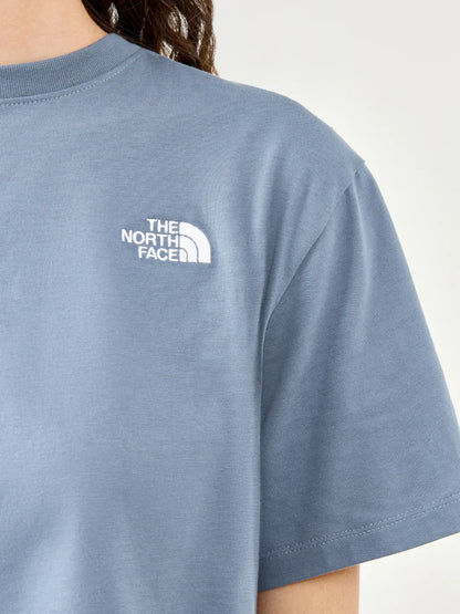 THE NORTH FACE W EVOLUTION SIMPLE DOME CROP RLX SS TEE GRANITE GREY NF0A8FDH0U31
