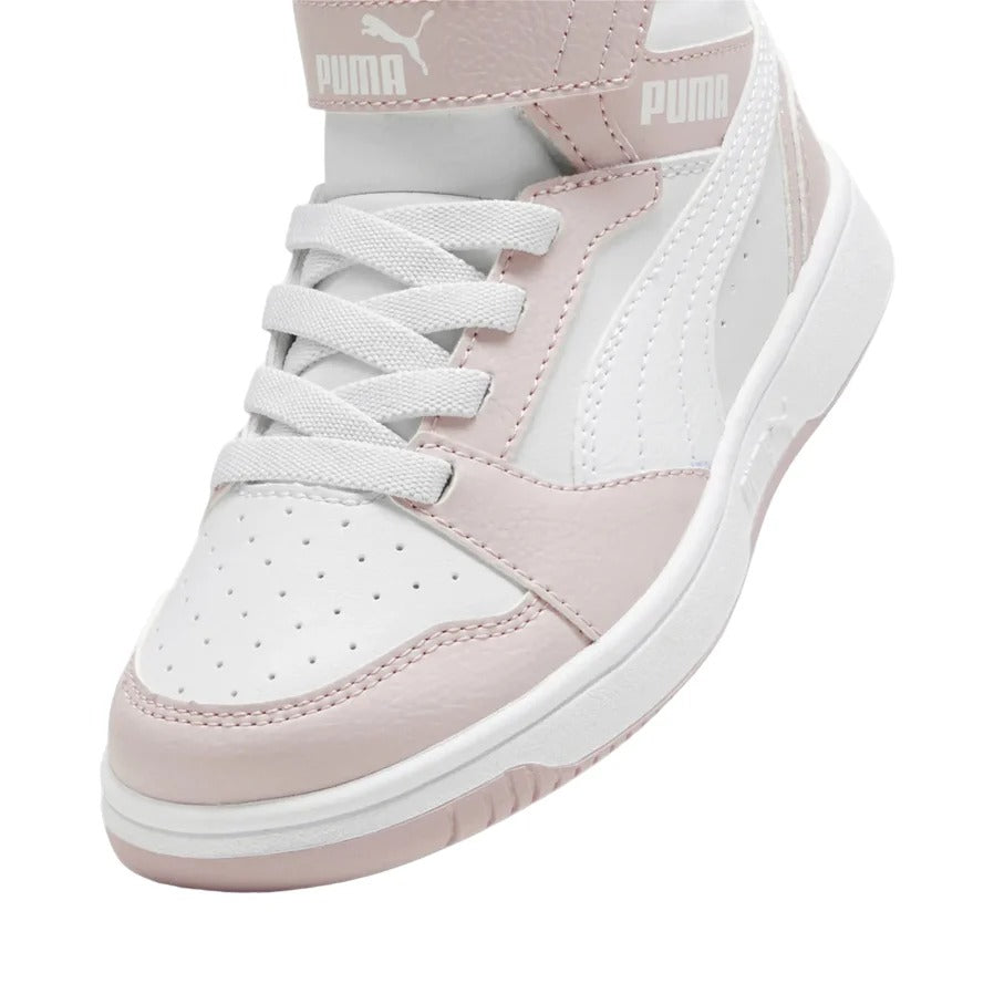 PUMA REBOUND V6 MID AC+ PS MAUVE MIST-PUMA WHITE 393832-20