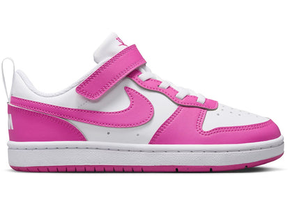 NIKE COURT BOROUGH LOW RECRAFT WHITE/LASER FUCHSIA DV5457-123