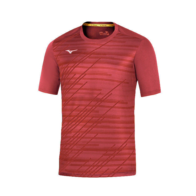 Mizuno Team Chiba Tee T-Shirt Unisex Rosso