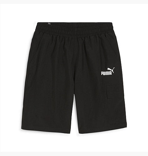 PUMA ESS WOVEN CARGO SHORTS 9'' BLACK 679731-01