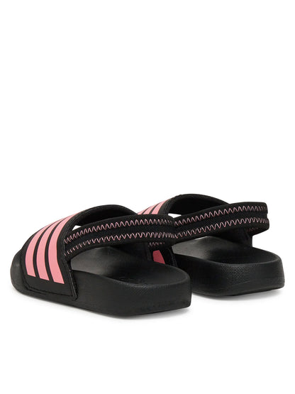 ADIDAS ADILETTE ESTRAP I CBLACK/BLIPNK/CBLACK JR5325
