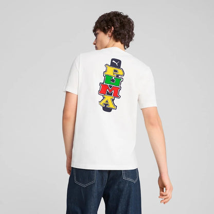 PUMA GRAPHICS PUMA BACK TEE WHITE 684832-02