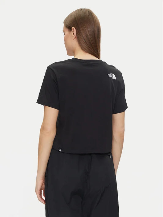 THE NORTH FACE W SS EASY RELAXED CROPPED TEE TNF BLACK NF0A8A6HJK31