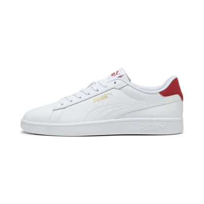 PUMA SMASH 3.0 L WHITE-CLUB RED-GOLD 390987-17