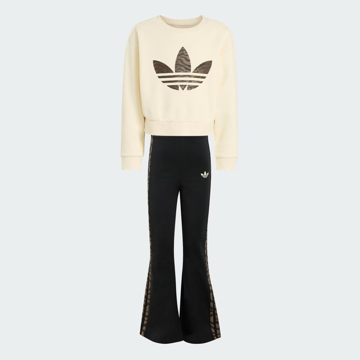 ADIDAS AOR BOXY CREW SET CREWHT/NBROWN KD5814