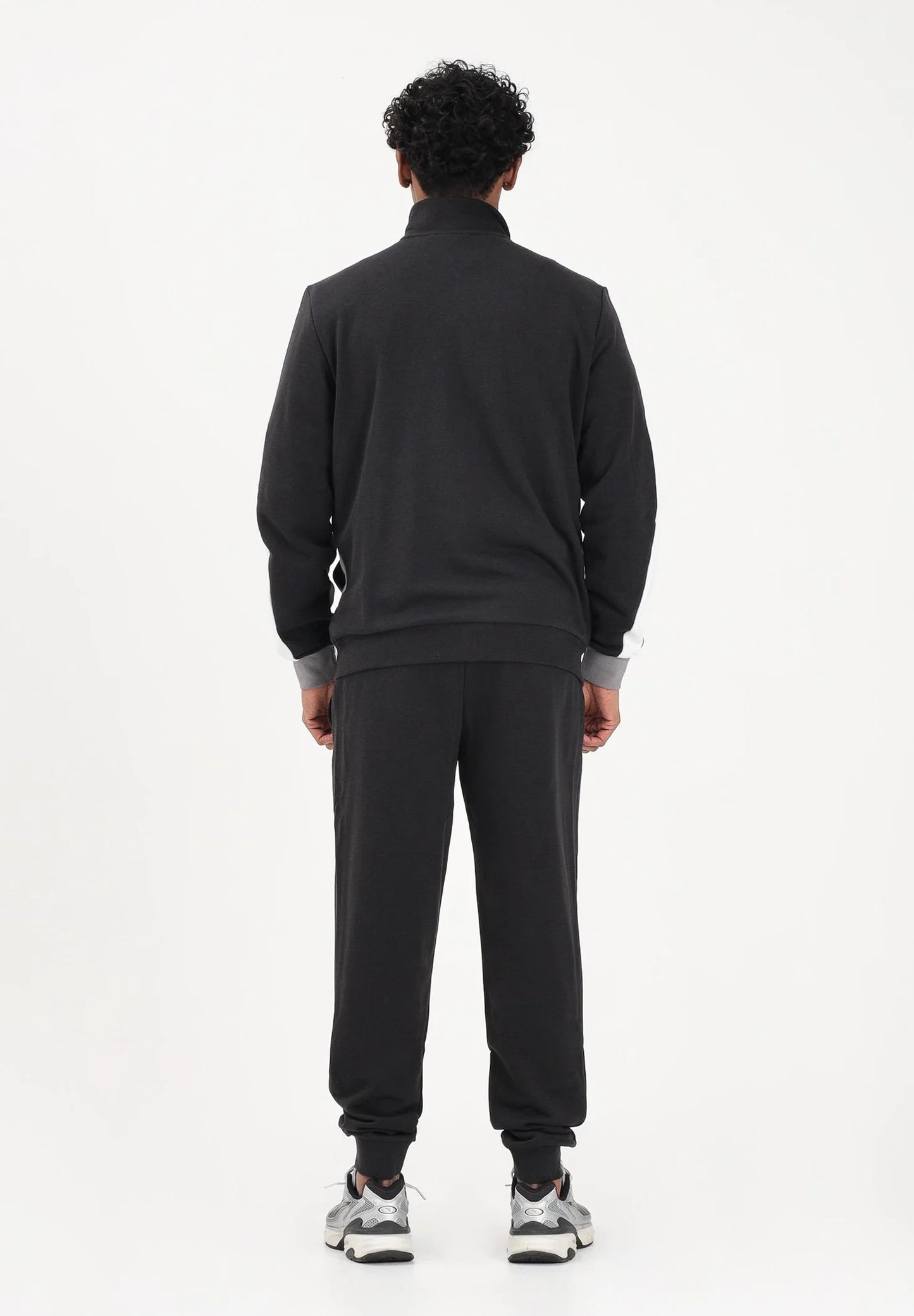 PUMA Tuta Essentials Block nera da uomo 694658-01