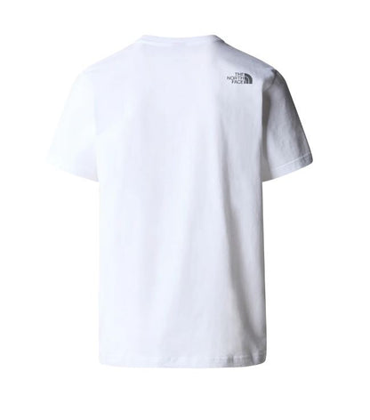 THE NORTH FACE M S/S MOUNTAIN LINE TEE TNF WHITE NF0A87NTFN41