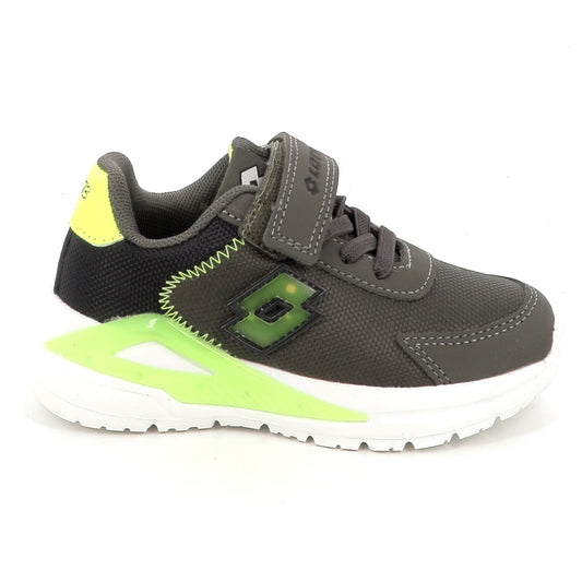 Lotto Run 50 AMF INF S – Scarpe running bimbo verde in mesh – 224121-EX8