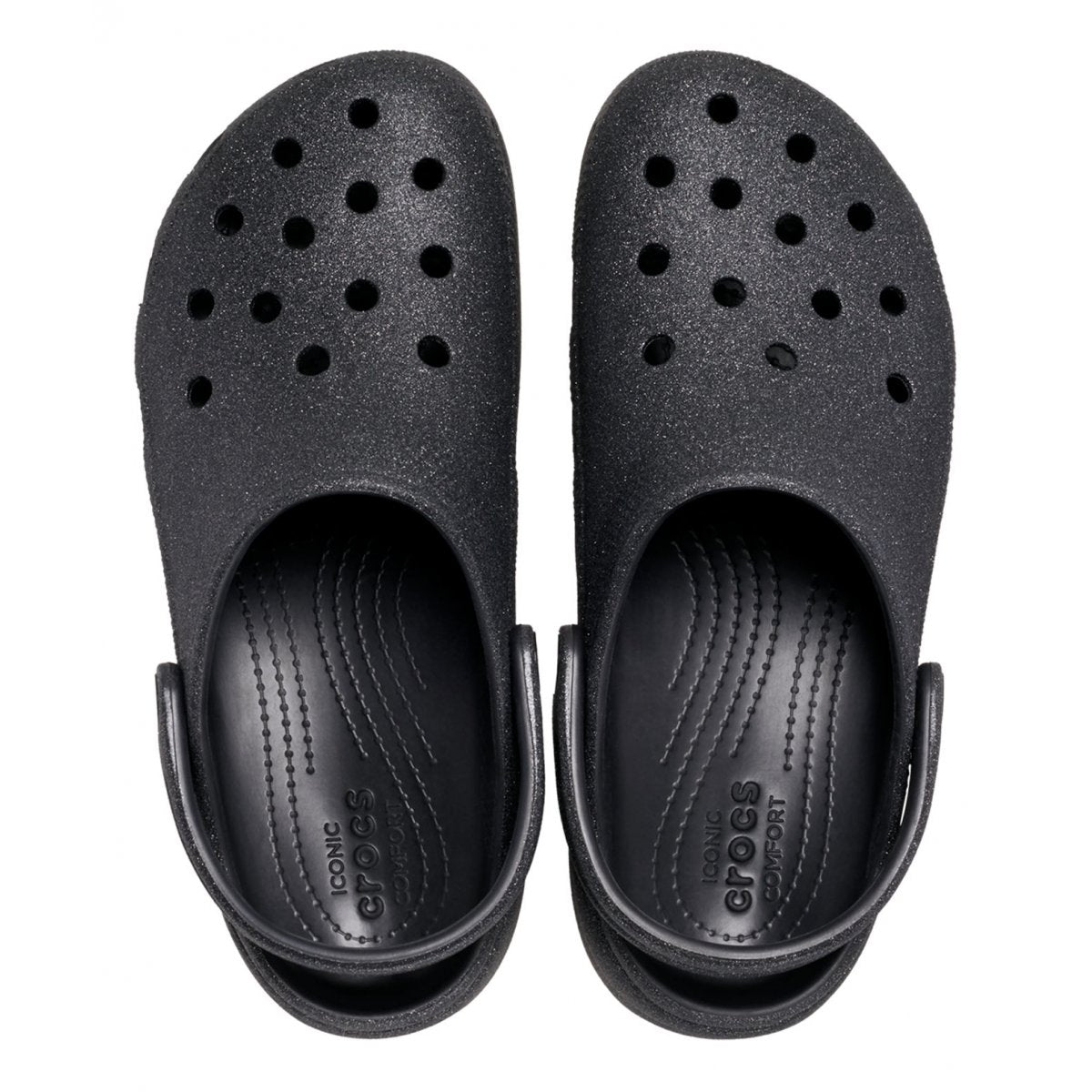 Crocs Classic Platform Glitter Clg W 207241-BLK