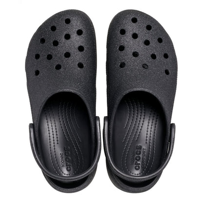 Crocs Classic Platform Glitter Clg W 207241-BLK