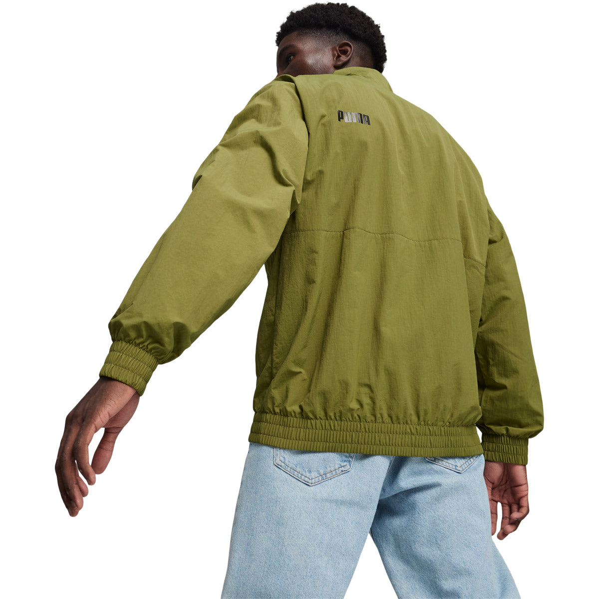 PUMA STYLE WINDBREAKER OLIVE GREEN 623685-33