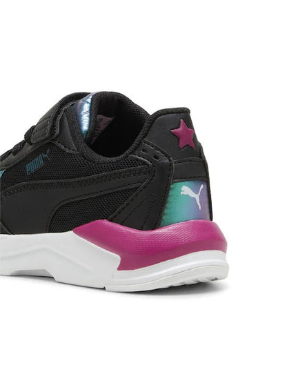 PUMA X-RAY SPEED LITE BOUNCY SKY AC PS PUMA BLACK-COLD GREEN-MAGENTA GLEAM 398006-02