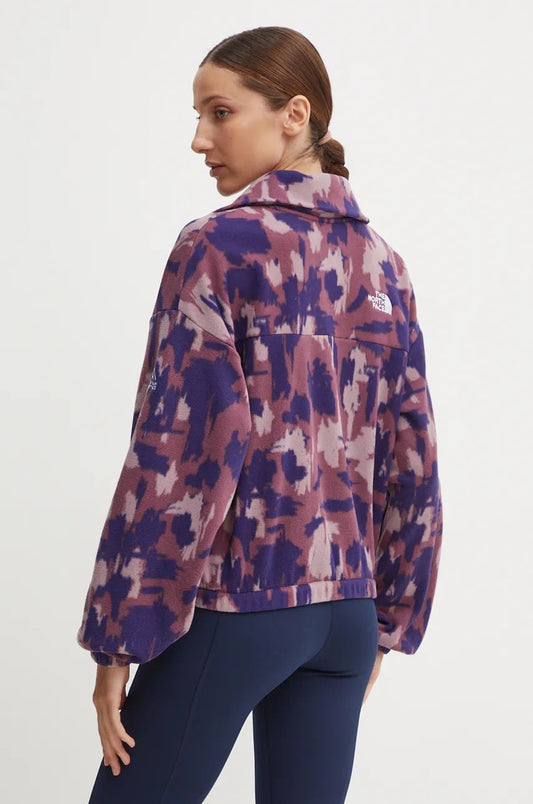 THE NORTH FACE W MA FLEECE PRINT MIDNIGHT MAUVE PAINTED NF0A893H6XI1