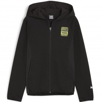 PUMA ACTIVE SPORTS FULL-ZIP HOODIE TR B BLACK 679210-01