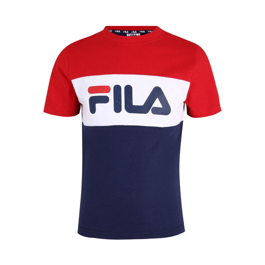 FILA BALIMO BLOCKED TEE MEDIEVAL BLUE-TRUE RED-BRIGHT WHITE FAK0127-53010