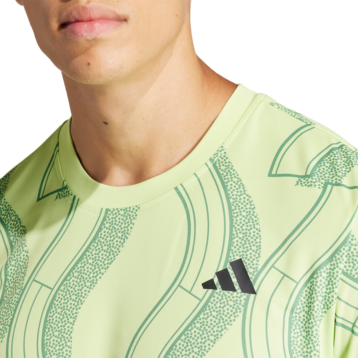 ADIDAS CLUB GRAPH TEE LIME/GREEN IL7391