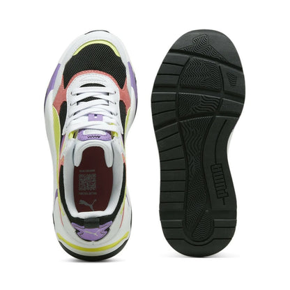 PUMA TRINITY JR BLACK-LIME SHEEN-SILVER MIST 390838-12