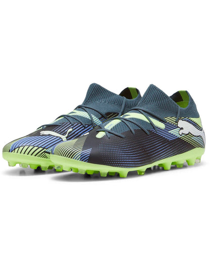 PUMA FUTURE 7 MATCH MG GRAY SKIES-PUMA WHITE-FIZZY APPLE 107934-03