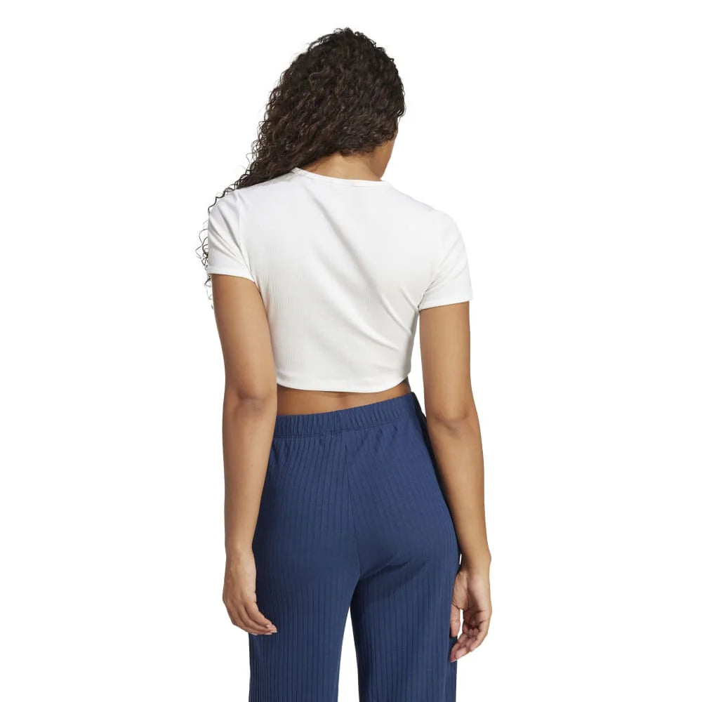 ADIDAS AOR ESS RIB TEE WHITE JC9026