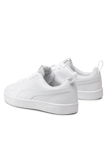 PUMA Puma Rickie Jr White- White-Glacier Gray 384311-01