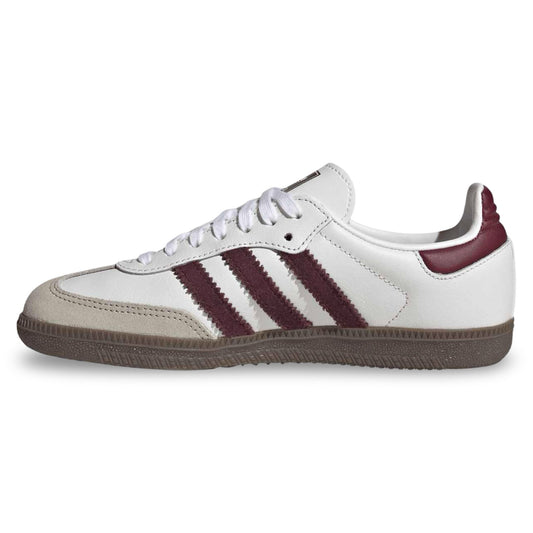 Adidas Samba OG J KZ8684 – Bianco/Maroon