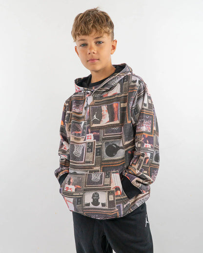 Jordan JRD JDB MJ BRKLYN AOP FT PO BLACK 95F092-023