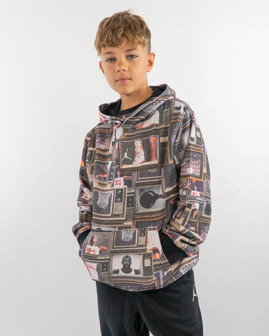 Jordan JRD JDB MJ BRKLYN AOP FT PO BLACK 95F092-023