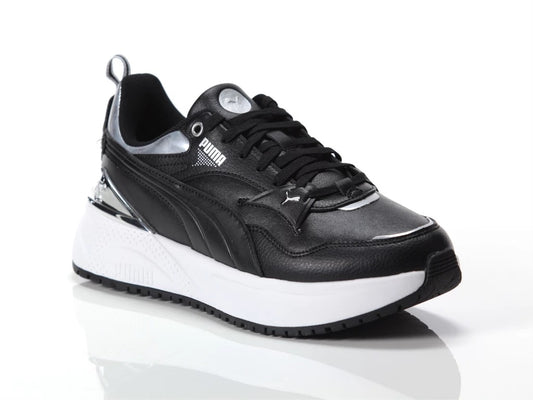 PUMA R78 DISRUPT METALLIC DREAM PUMA WHITE-PUMA BLACK-MATTE SILVER 397803-02