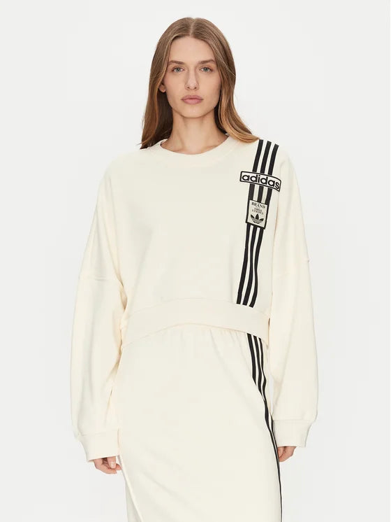 ADIDAS AOR CROP SWEATSHIRT CREWHT JD0084