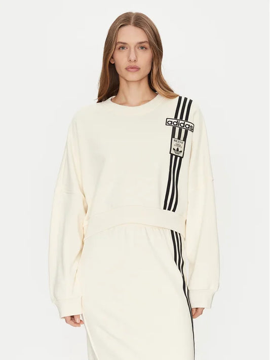 ADIDAS AOR CROP SWEATSHIRT CREWHT JD0084