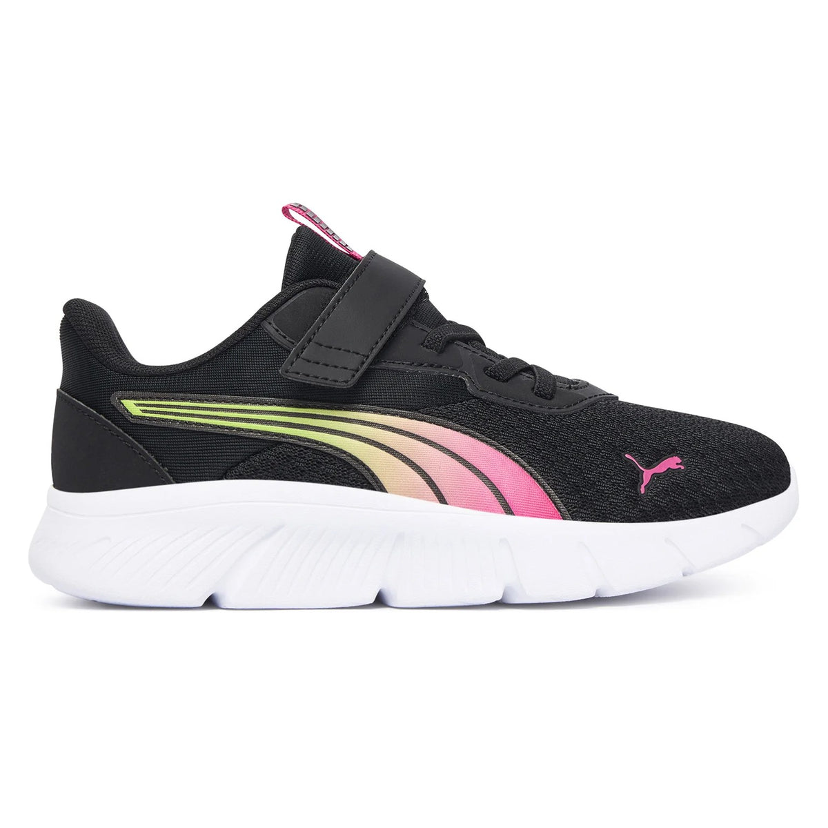 PUMA FlexFocus Modern Blaze Fade AC+ Inf 313849-01 – Black/ Shadow Grey | Sneakers primi passi unisex bambino in mesh per outfit casual e tempo libero