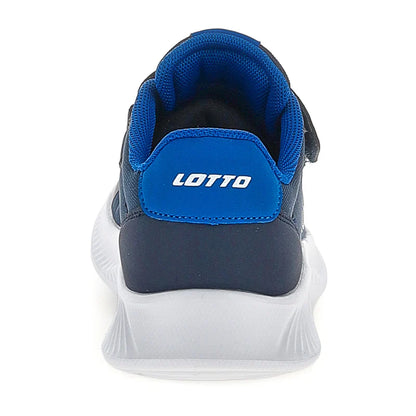 Lotto Run 95 AMF CL S – Scarpe running bambino blu (Dress Blue/Silver/Pacific Blue) in mesh – 224618-1IH