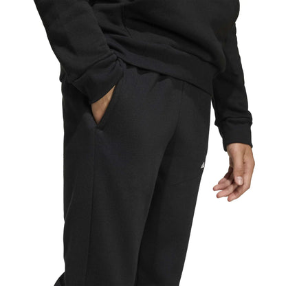 Adidas Entrada26 Sweat – Pantaloni tuta jogger bambino unisex nero in felpa (fleece) – JZ9136