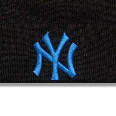 New Era New York Yankees MLB League Essential Beanie Berretto Invernale Bambino Ragazzo Unisex in Acrilico Nero Black Child Youth 60915908
