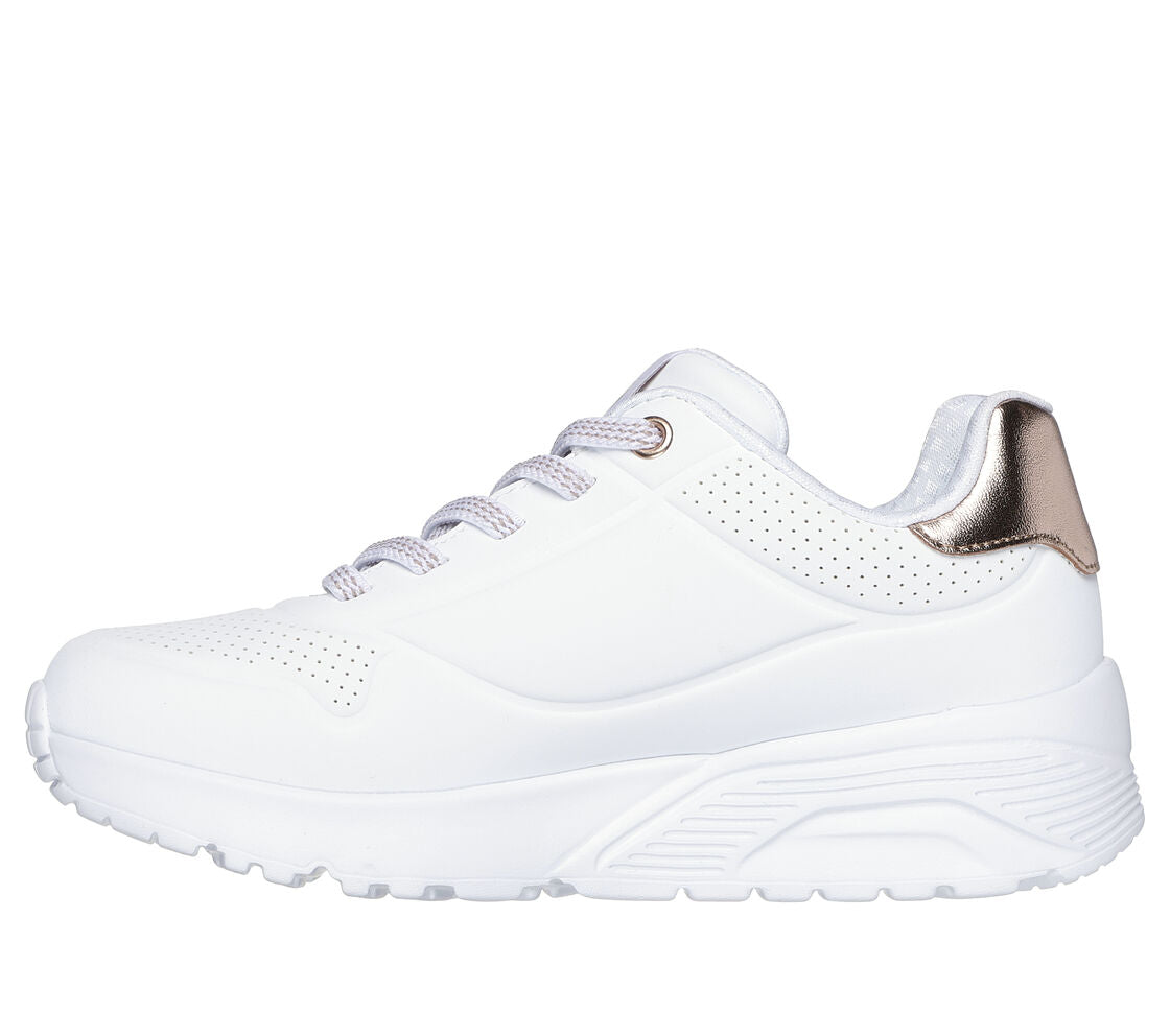 SKECHERS UNO LITE-METALLIC MO 310384L-WHT