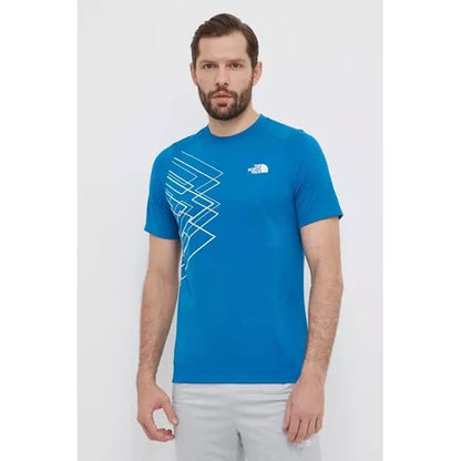 THE NORTH FACE M MA S/S TEE GRAPHIC ADRIATIC BLUE/ASPHALT G NF0A87JKXIJ1