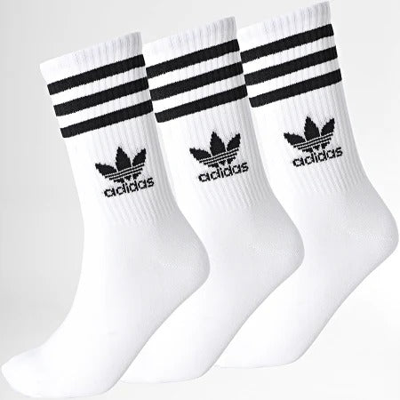 ADIDAS CREW SOCK 3STR WHITEWHITE IJ0733