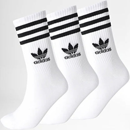 ADIDAS CREW SOCK 3STR WHITEWHITE IJ0733
