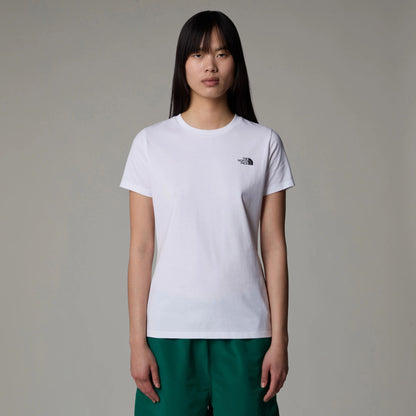 THE NORTH FACE W SS SD SLIM TEE TNF WHITE NF0A87NHFN41