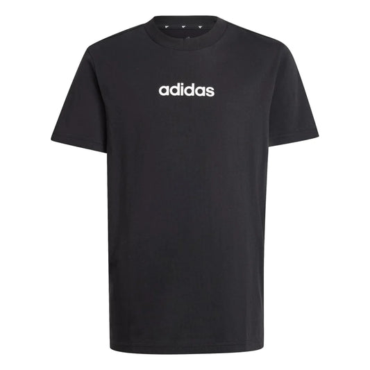 ADIDAS J LIN TEE 160 BLACK/WHITE JC9748
